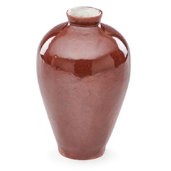 Oxblood vase by 
																			 White Pines