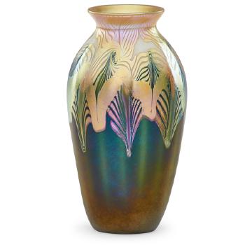 Cabinet vase by 
																			 Quezal Glass