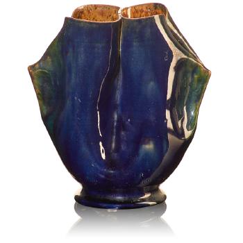 Fine large double-sided vessel by 
																			George Edgar Ohr