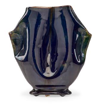 Fine large double-sided vessel by 
																			George Edgar Ohr