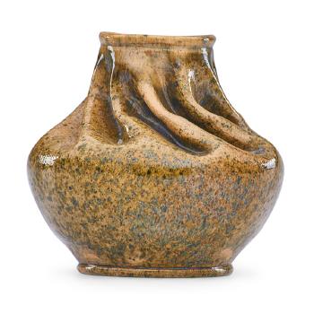 Vase with in-body twist by 
																			George Edgar Ohr