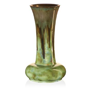 Large flaring vase by 
																			 Fulper Pottery