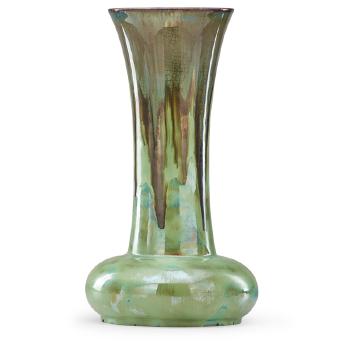 Large flaring vase by 
																			 Fulper Pottery