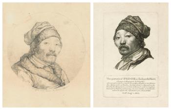 Self-Portrait: A Drawing and Three Prints by 
																	Fedor Ivanovitch