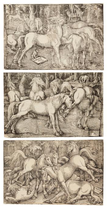 Groups of Horses by 
																	Hans Baldung Grien