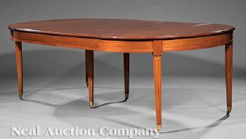 Directoire-style Carved Mahogany Dining Table by 
																			 Maison Jansen