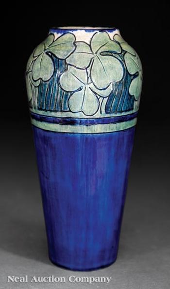 Newcomb College Art Pottery High Glaze Vase by 
																			Harriet C Joor