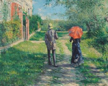 Chemin Montant by 
																	Gustave Caillebotte