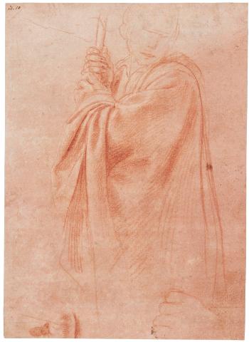Study Of A Shepherd, A Separate Study Of His Right Hand, And Another Study For A Left Hand by 
																	Antonio d'Enrico Tanzio da Varallo