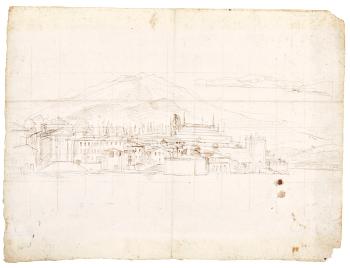 View Of Isola Bella On Lake Maggiore by 
																	Gaspar van Wittel