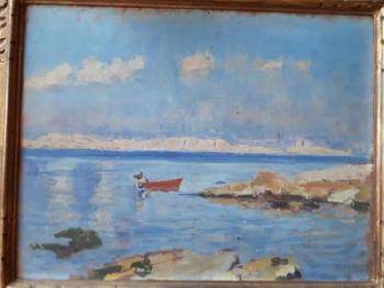 Les îles au large de Marseille by 
																			Hippolyte Lety