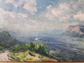La Vallée du Gresivaudan le soir, mont Saint Eynard et mont Rachais en 1941 by 
																			Pierre Cales