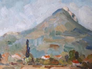 La montagne Sainte Victoire by 
																			Victor Ferreri