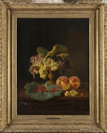 Nature morte au raisin  by 
																			Claudius Pizzetta