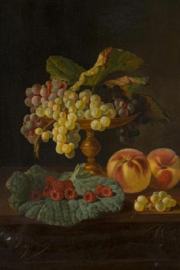 Nature morte au raisin  by 
																			Claudius Pizzetta