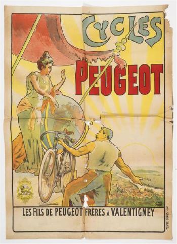 Cycles Peugeot - Le Globe by 
																	Eugene Vavasseur
