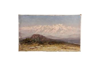 Paysage De Montagnes Dans Le Caucase by 
																	Ilya Nikolayevich Zankovsky