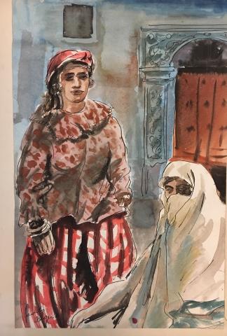 Femmes Algériennes by 
																	Adolphe Feder