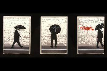 ‘Vandal Triptych’ by 
																	Nick Walker