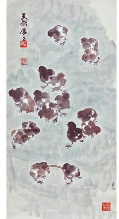 Chinese Scrolls by 
																			 Yang Xiangyun