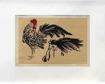 Untitled (Rooster and Soldier) by 
																	Louis Abel-Truchet