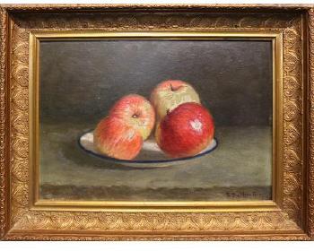 Still Life of Apples by 
																			Emma W Fullerton