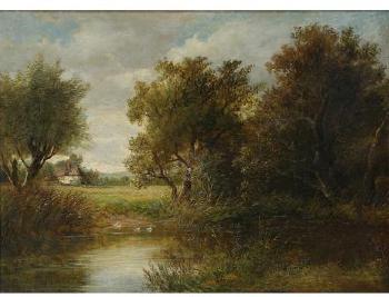 A Meadow at Polegate by 
																			Joseph Thors