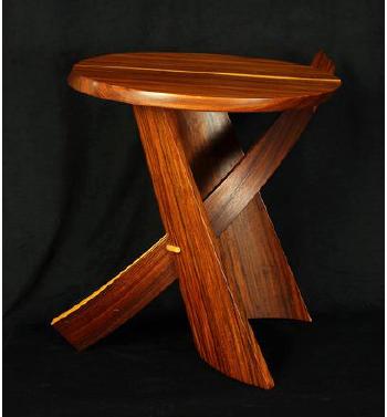 John and Carolyn Grew-Sheridan the Difference Between Art and Craft is a Matter of Degree Custom Side Table by 
																			 John and Carolyn