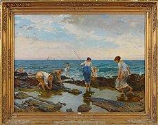 La pêche aux crabes by 
																	Italo Josz
