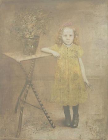 Girl With Bouquet, 1983 by 
																	Boris Zaborov