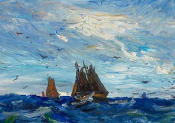 Sailboats by 
																	Jonas Lie
