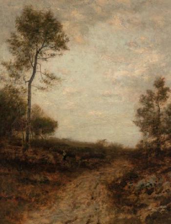 Landscape With Path by 
																	Alexander H Wyant