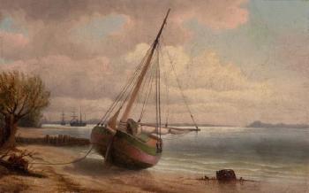 Coastal Scene by 
																	George E Essig