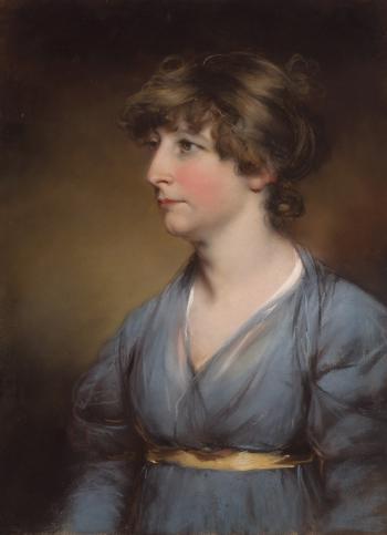 Portrait Of a Lady In Blue by 
																	John Russell