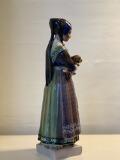 Girl from Havdrup. A Porcelain Figurine Decorated In Underglaze Colors. No. 1144 by 
																			Jens Peter Dahl-Jensen