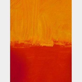 Color field ( red and yellow) by 
																			Mark Rothko
