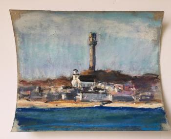 Provincetown Harbor With Monument by 
																			Ray Nolin