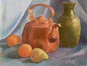 Still Life With Tea Kettle by 
																			Hilda Neily