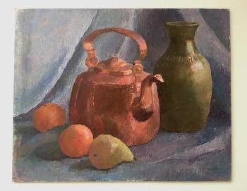 Still Life With Tea Kettle by 
																			Hilda Neily