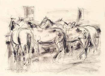 I cavalli dei picadores by 
																	Massimo Quaglino