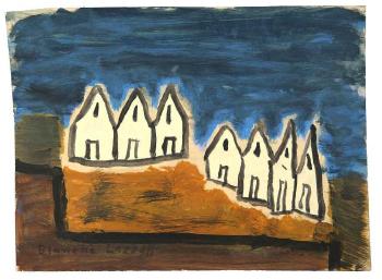 Provincetown Cottages by 
																			Blanche Lazzell