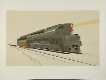 Pennsylvania Railroad  S-1 Locomotive  
 by 
																			Raymond Loewy