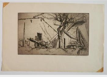 Winter; A Sunny Corner; Back of a Roman House; Towers and Tree Tops by 
																			Bertha Evelyn Jaques