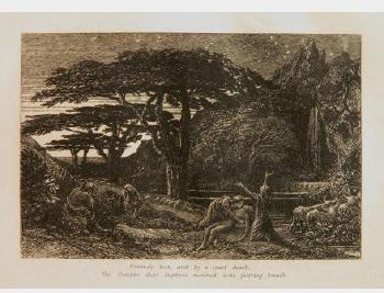 The Cypress Grove; Pensee Philosophique by 
																			Samuel Palmer