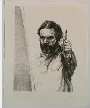 Measuring Up (Self Portrait) by 
																			Sigmund Abeles
