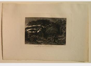 The Cypress Grove; Pensee Philosophique by 
																			Samuel Palmer