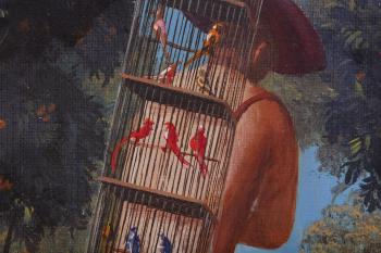 The Bird Seller by 
																			Aldo Pagliacci