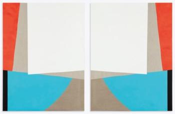 Untitled (Diptych) by 
																	Sarah Crowner