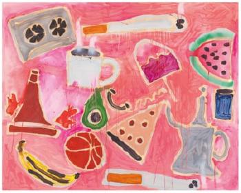 Everything In Pink by 
																	Katherine Bernhardt