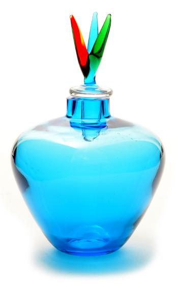 A Venini scent bottle and stopper by 
																			Laura de Santillana